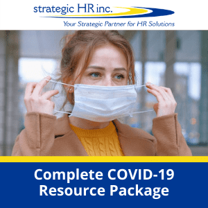 COVID-19 Complete Resource Package Image- employee putting on mask (300)